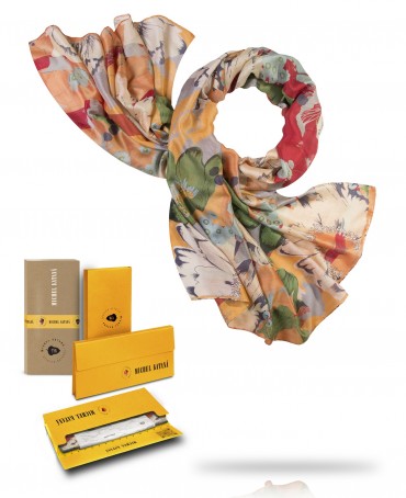 Палантин Женский SN40-FL.HEUREUSE/PECHE